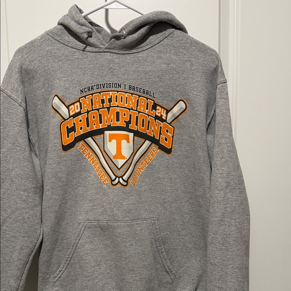 Gray NCAA Division I Baseball Champions Hoodie